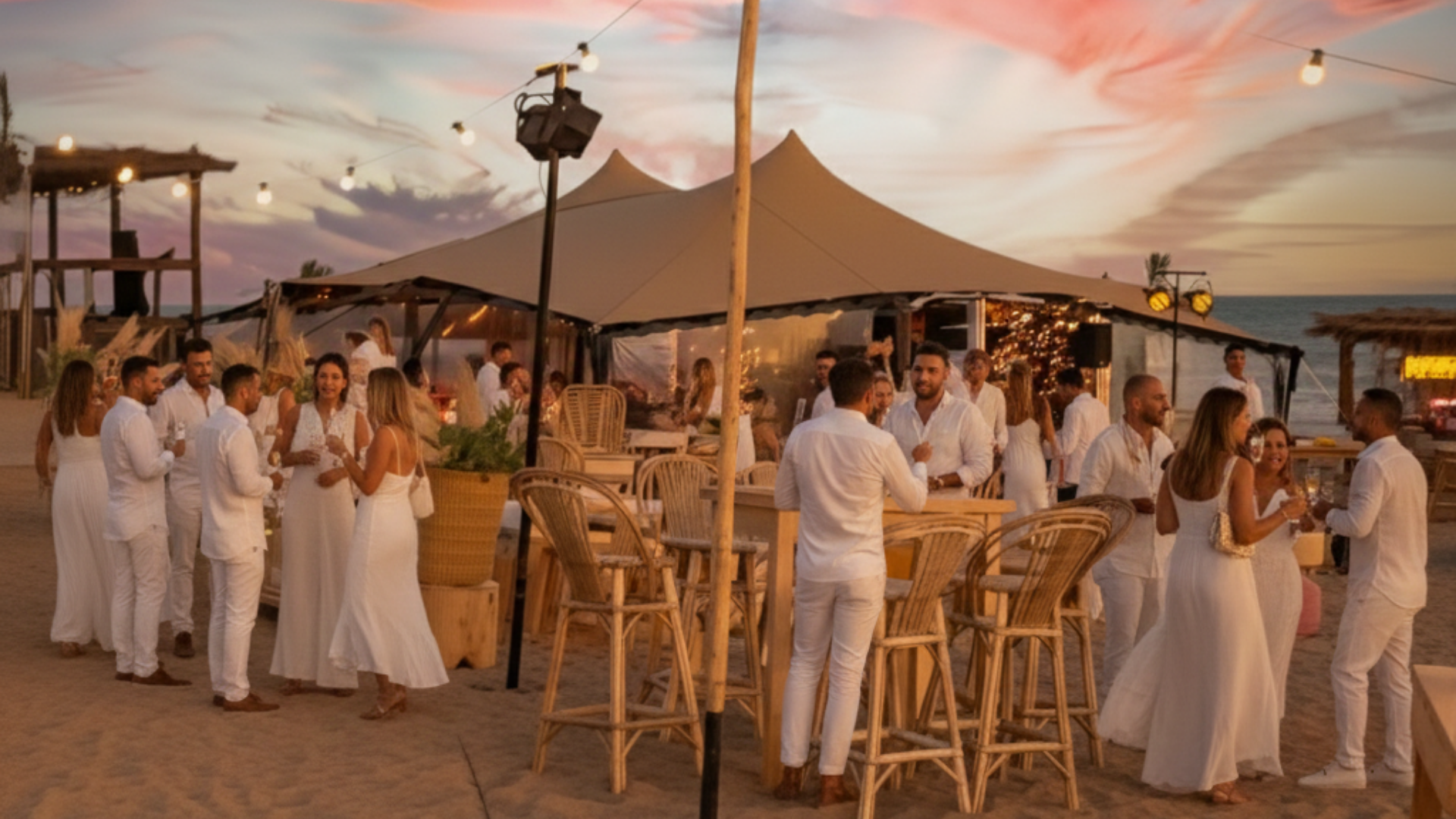 Casamiento bajo carpa beduina